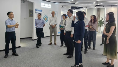 上海市侨联党组成员、副主席兼秘书长陶勇一行莅临谈球吧科技考察调研