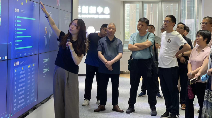 山东颐养健康集团一行莅临谈球吧科技考察调研
