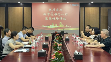 杭州市委统战部副部长、市工商联党组书记仰中旻一行莅临谈球吧科技考察调研
